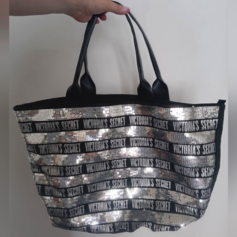 Victoria's Secret Sequin Weekender Tote